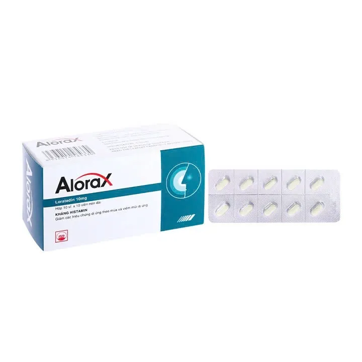 Alorax 10mg Pyme H/100v - Thuốc Trị Viêm Mũi Dị Ứng, Mày Đay Mạn Tính Hiệu Quả | Pymepharco